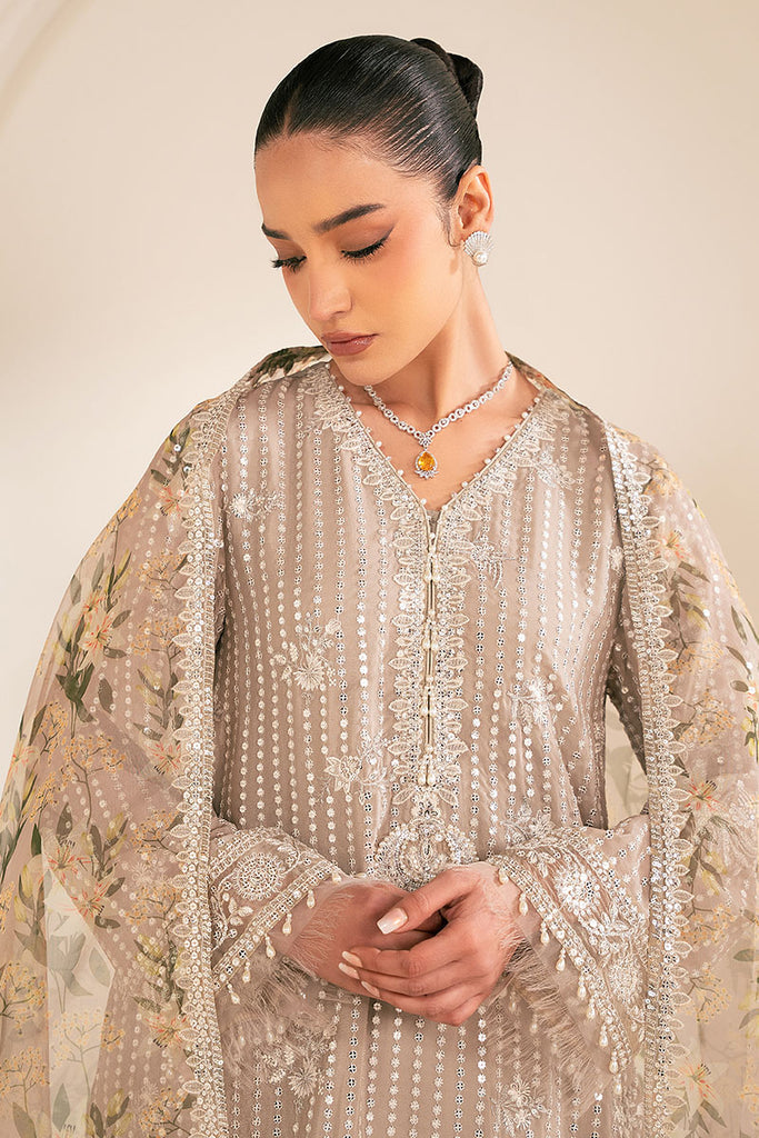 Cross Stitch | Luxe Atelier 25 | VULCAN MUD XL Pale Brown Chiffon
