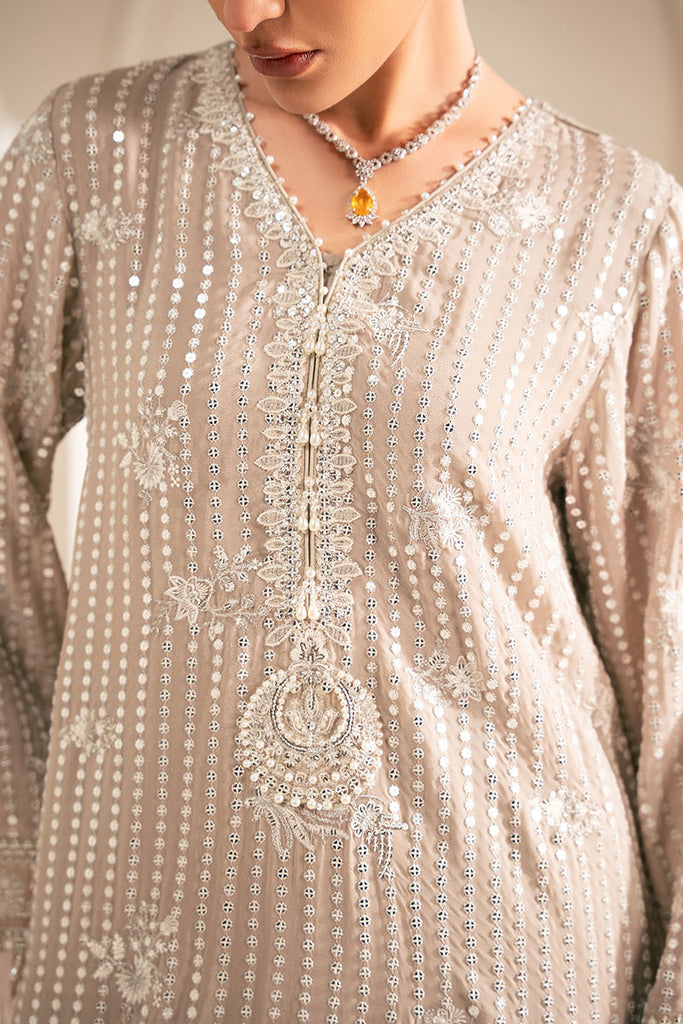 Cross Stitch | Luxe Atelier 25 | VULCAN MUD M Pale Brown Chiffon