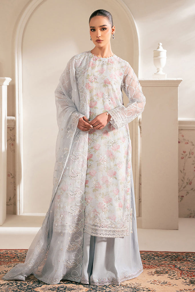 Cross Stitch | Luxe Atelier 25 | CY BLING M Light Blue Organza