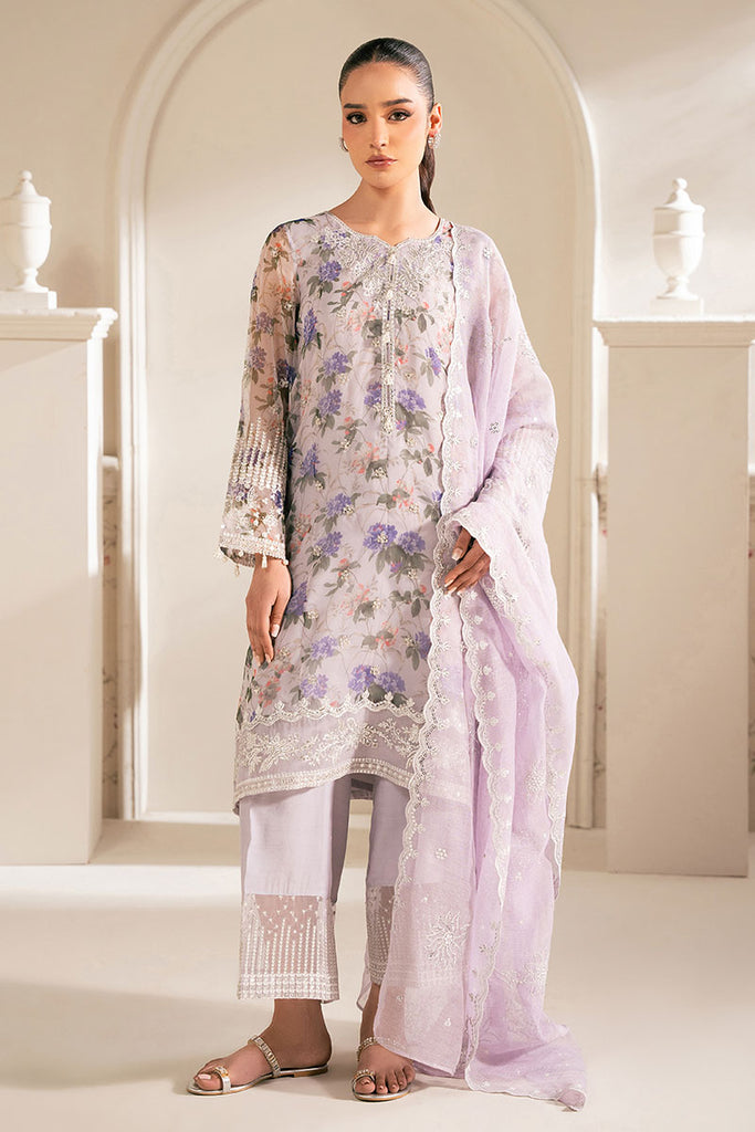 Cross Stitch | Luxe Atelier 25 | DUSTY LAVENDER XS Soft Lilac Organza