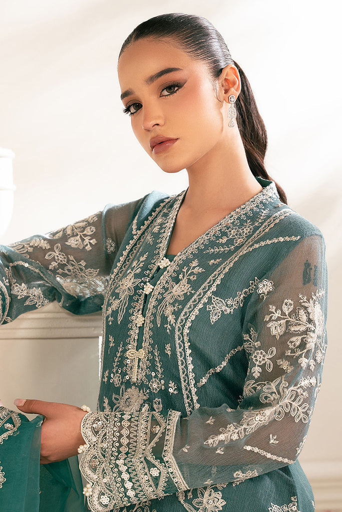 Cross Stitch | Luxe Atelier 25 | NORTH SEA L Dark Teal Net