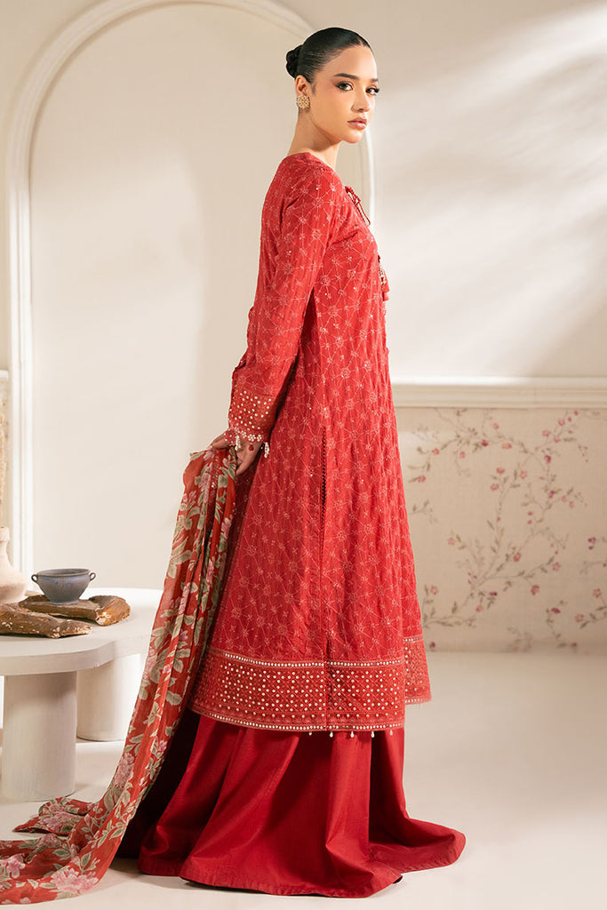 Cross Stitch | Luxe Atelier 25 | VERMILION CARDINAL M Red Chiffon