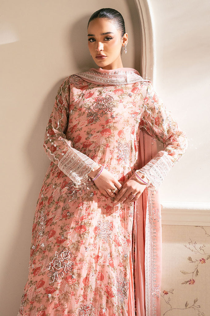 Cross Stitch | Luxe Atelier 25 | CORAL PUNCH M Pale Peach Organza