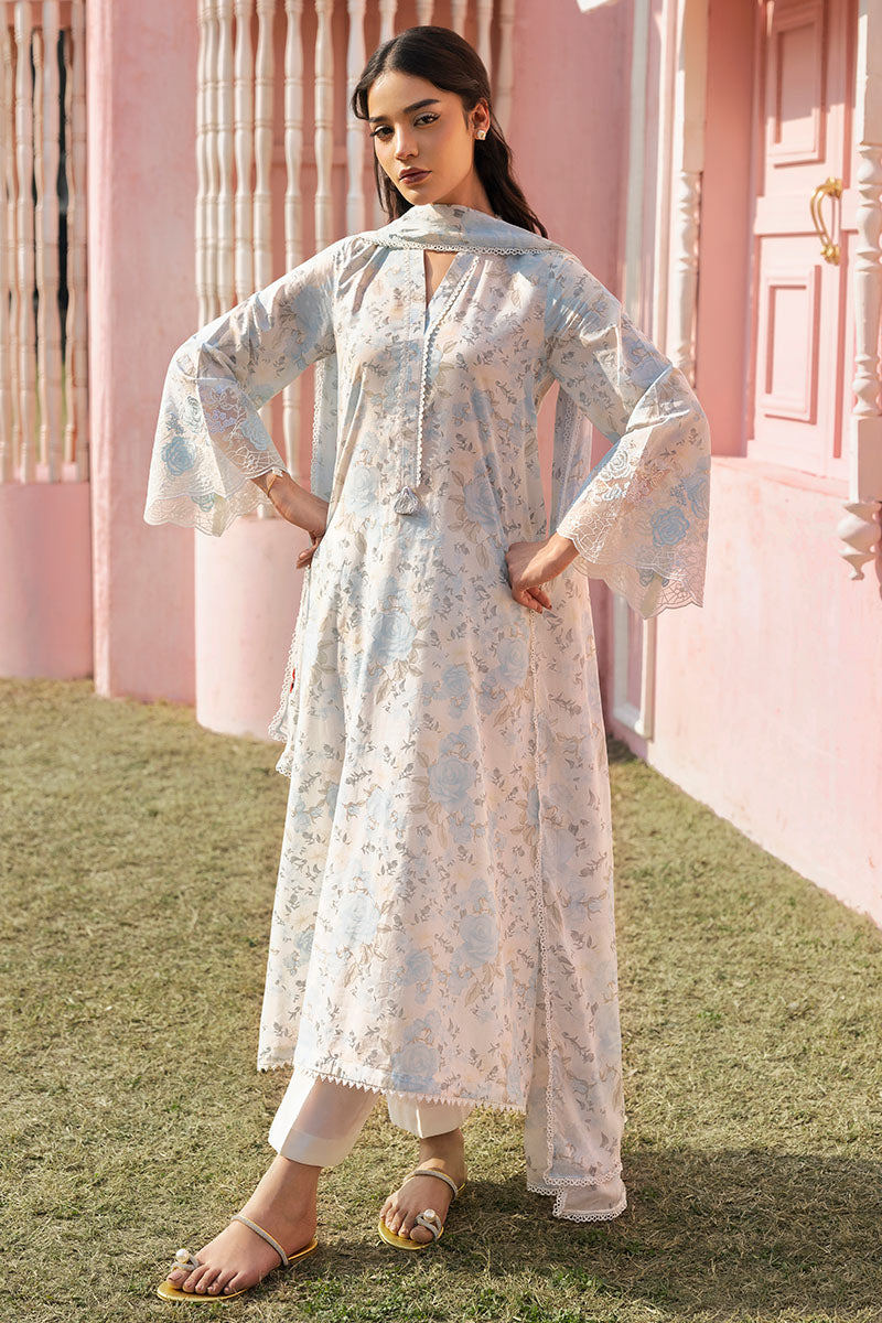 Cross Stitch | Premium Lawn 25 | MYSTIC HAZE M Lawn Ivory