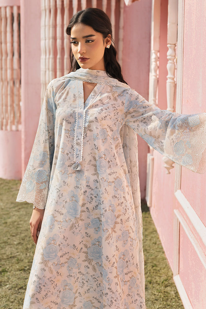Cross Stitch | Premium Lawn 25 | MYSTIC HAZE XL Lawn Ivory