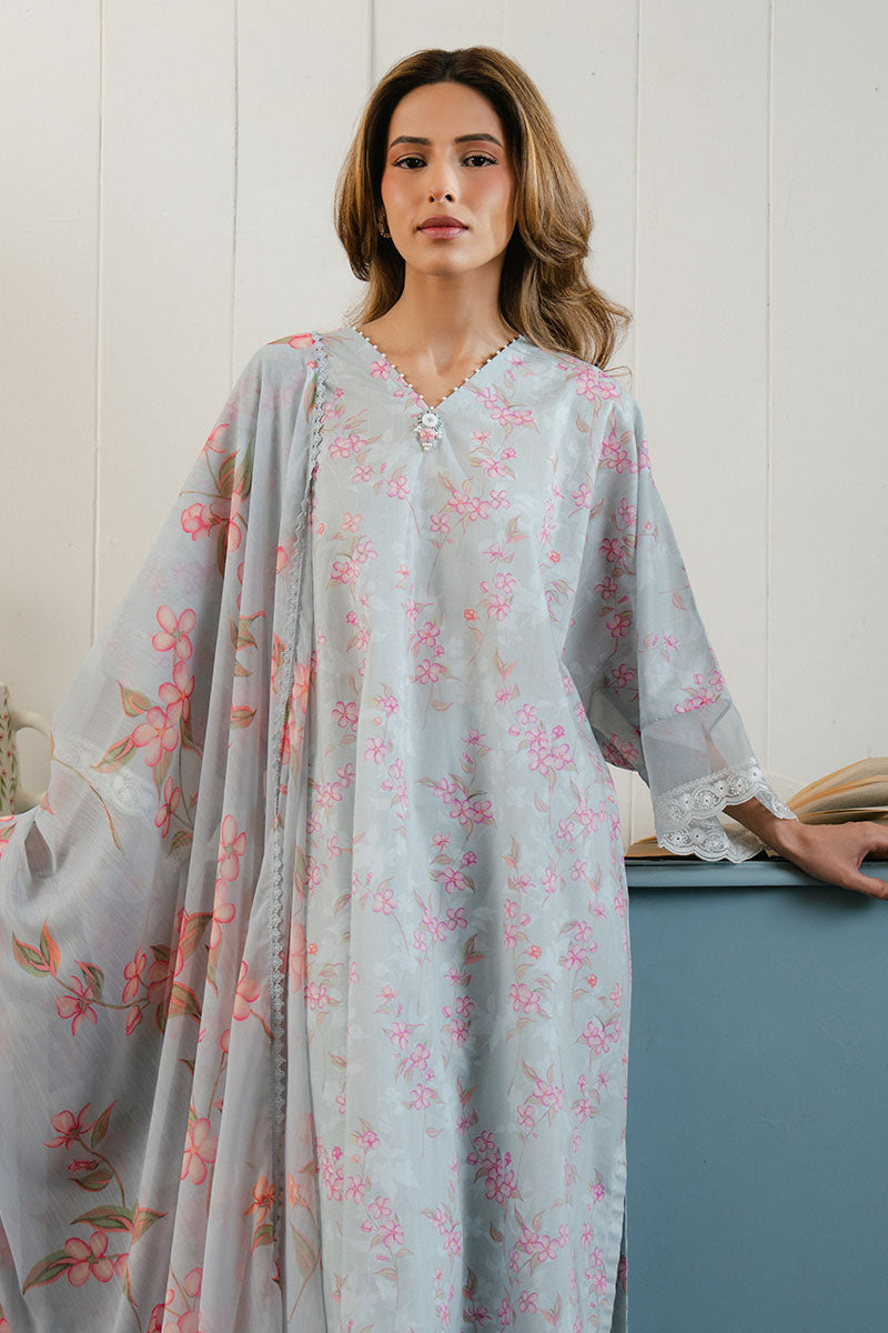 Cross Stitch | Daily Wear 25 | ICE DREAM-3 PC L Gray Lawn