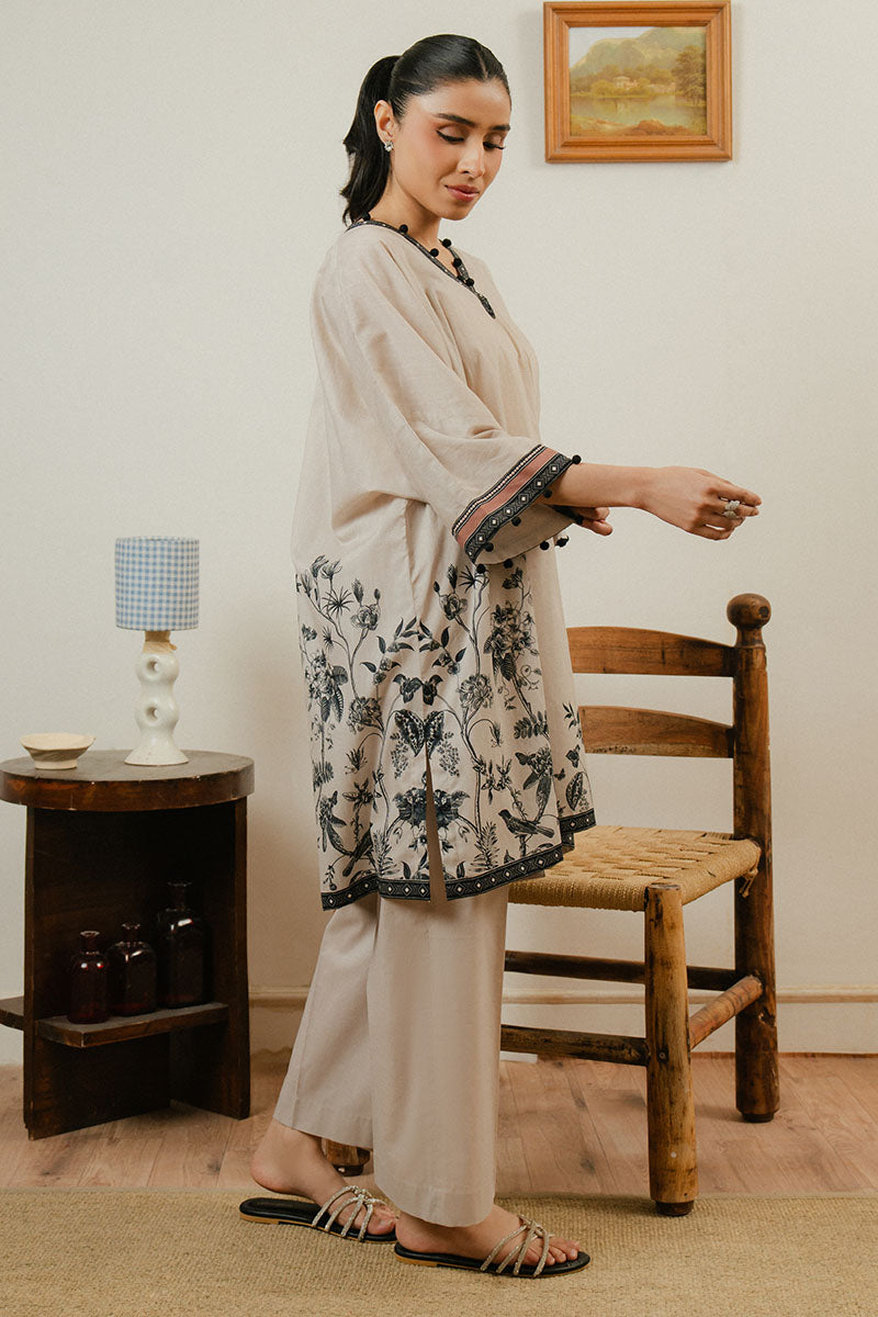 Cross Stitch | Daily Wear 25 | SILVER CLOUD-2 PC L Gray Lawn