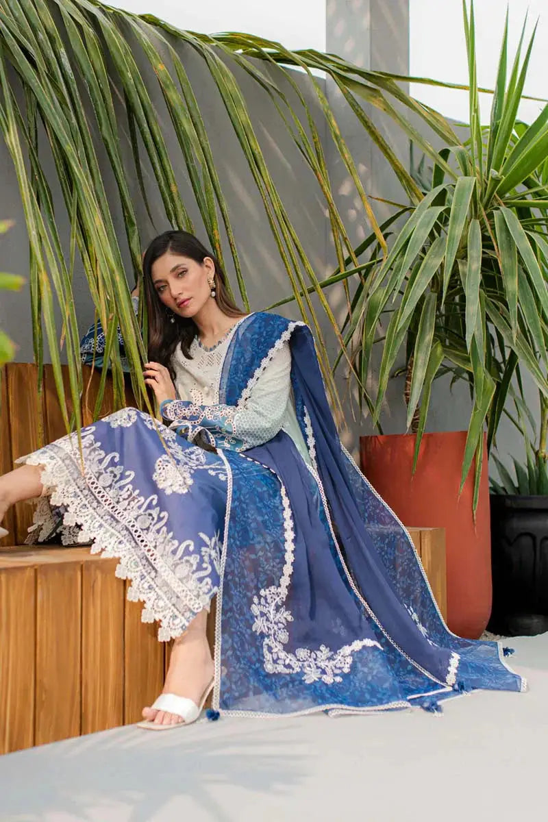 Qalamkar | Q Line Lawn Collection | JK-07 ELZA - Pakistani Designer Dress - by Qalamkar | Type: Luxury - 100% Original at Saira Sultan