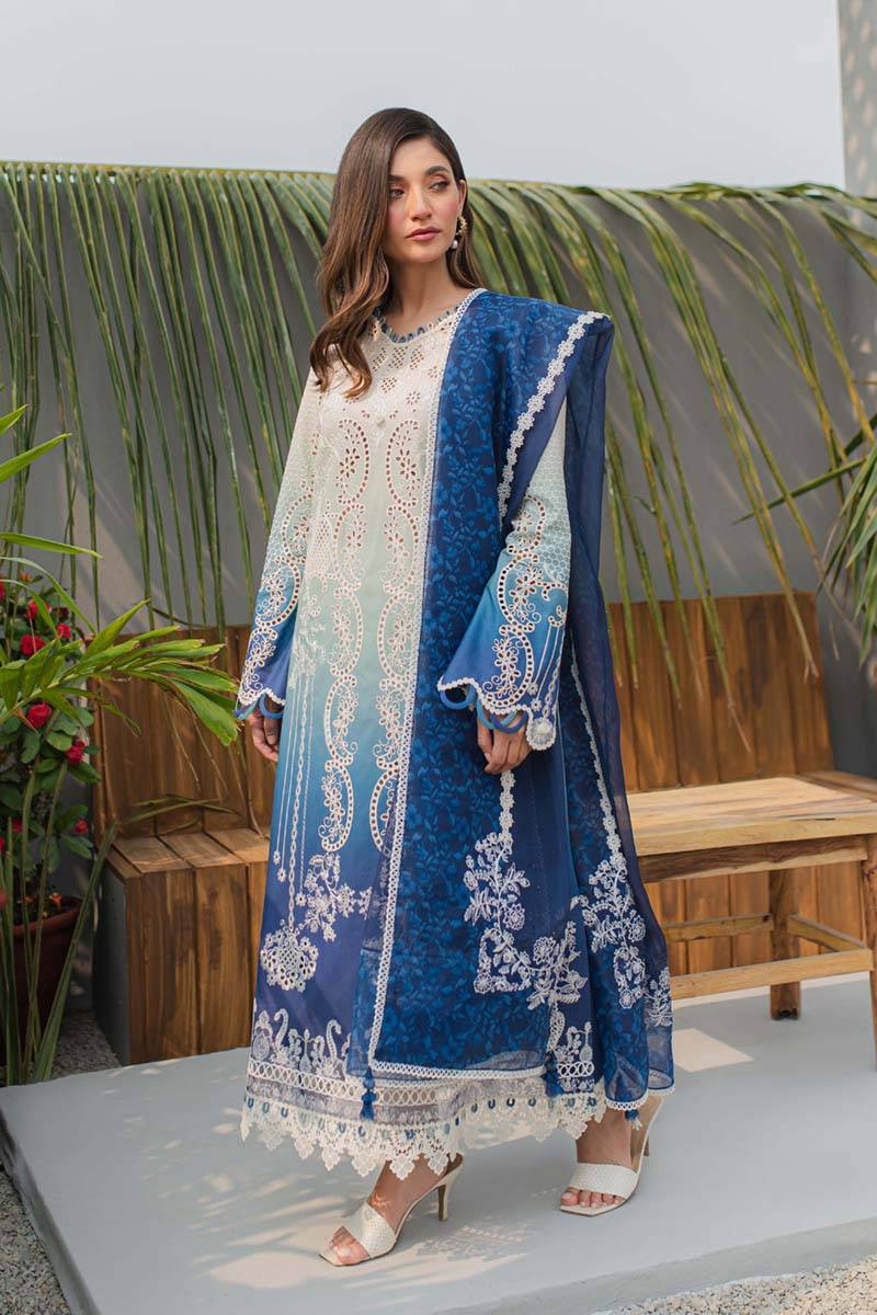 Qalamkar | Q Line Lawn Collection | JK-07 ELZA - Pakistani Designer Dress - by Qalamkar | Type: Luxury - 100% Original at Saira Sultan