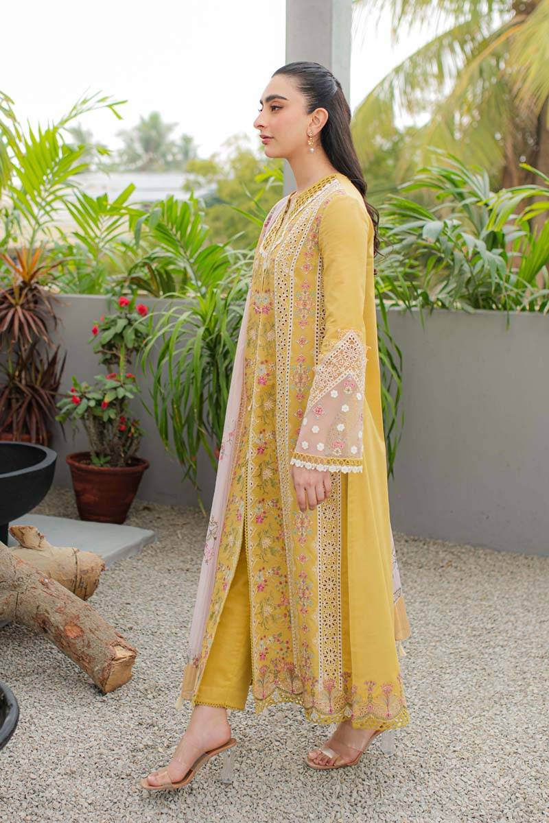Qalamkar | Q Line Lawn Collection | JK-15 MIEL - Pakistani Designer Dress - by Qalamkar | Type: Luxury - 100% Original at Saira Sultan
