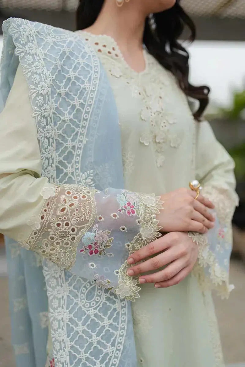 Qalamkar | Q Line Lawn Collection | JK-04 ASTER - Pakistani Designer Dress - by Qalamkar | Type: Luxury - 100% Original at Saira Sultan