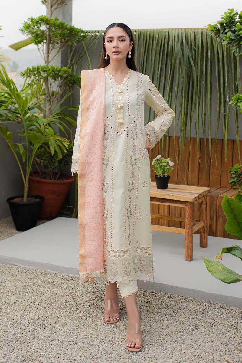 Qalamkar | Q Line Lawn Collection | JK-05 MELIORA - Pakistani Designer Dress - by Qalamkar | Type: Luxury - 100% Original at Saira Sultan
