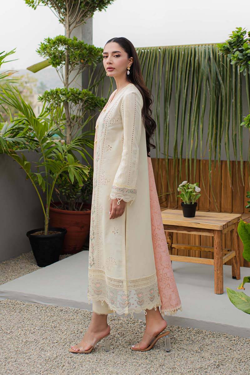 Qalamkar | Q Line Lawn Collection | JK-05 MELIORA - Pakistani Designer Dress - by Qalamkar | Type: Luxury - 100% Original at Saira Sultan