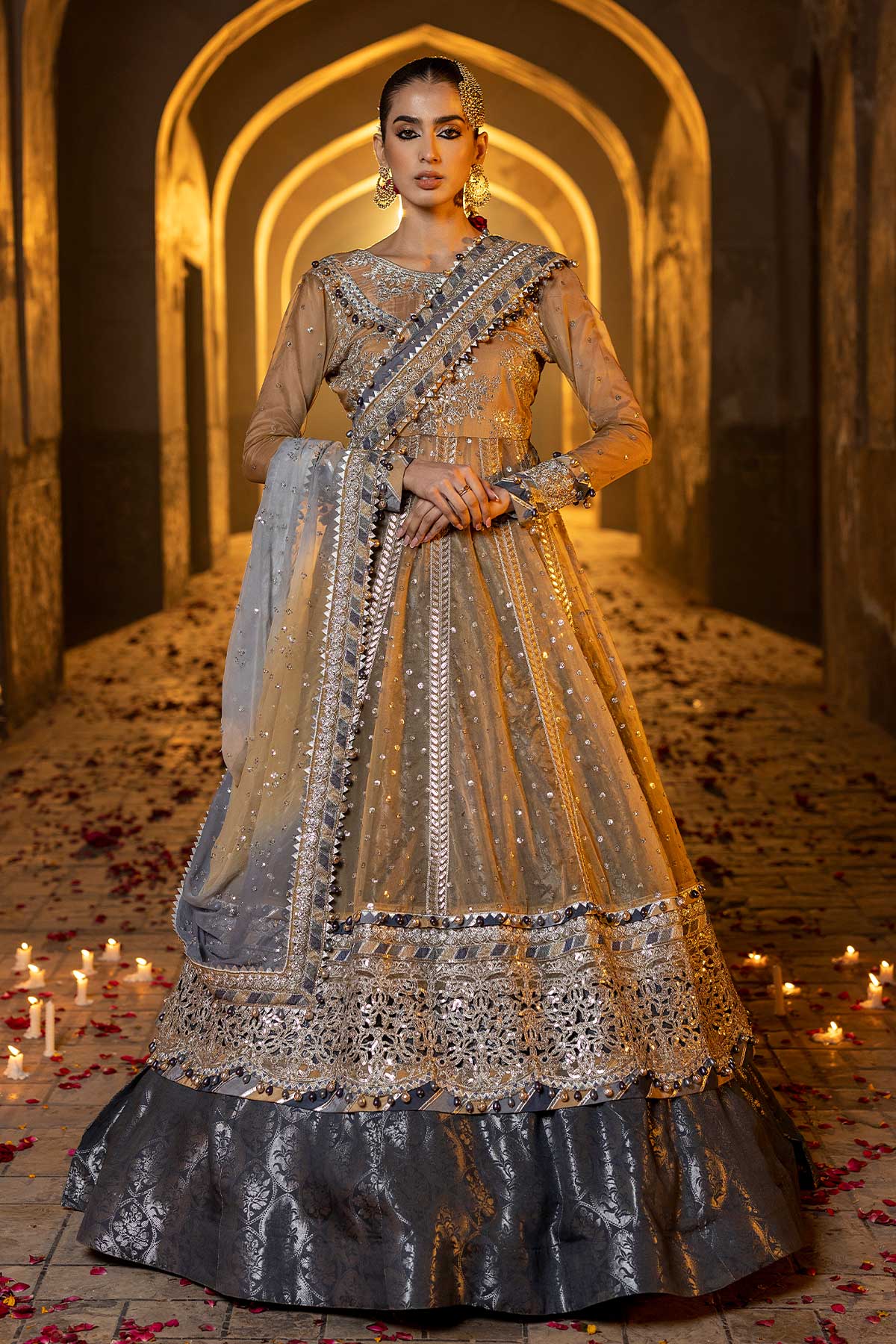 Raeesa Premium | Saf e Awwal Wedding Formals | D-8 - Pakistani Designer Dress - by Raeesa Premium | Type: Bridal - 100% Original at Saira Sultan