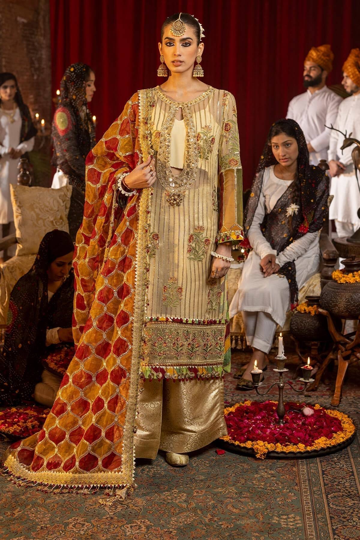 Raeesa Premium | Saf e Awwal Wedding Formals | D-7 - Pakistani Designer Dress - by Raeesa Premium | Type: Bridal - 100% Original at Saira Sultan