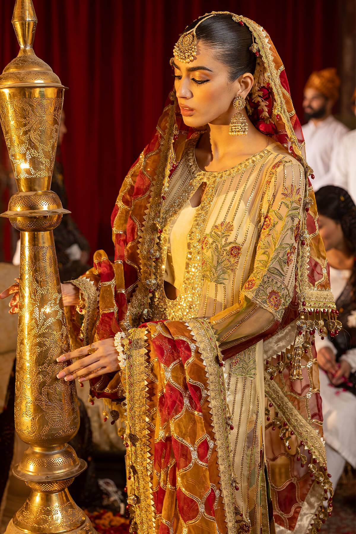 Raeesa Premium | Saf e Awwal Wedding Formals | D-7 - Pakistani Designer Dress - by Raeesa Premium | Type: Bridal - 100% Original at Saira Sultan