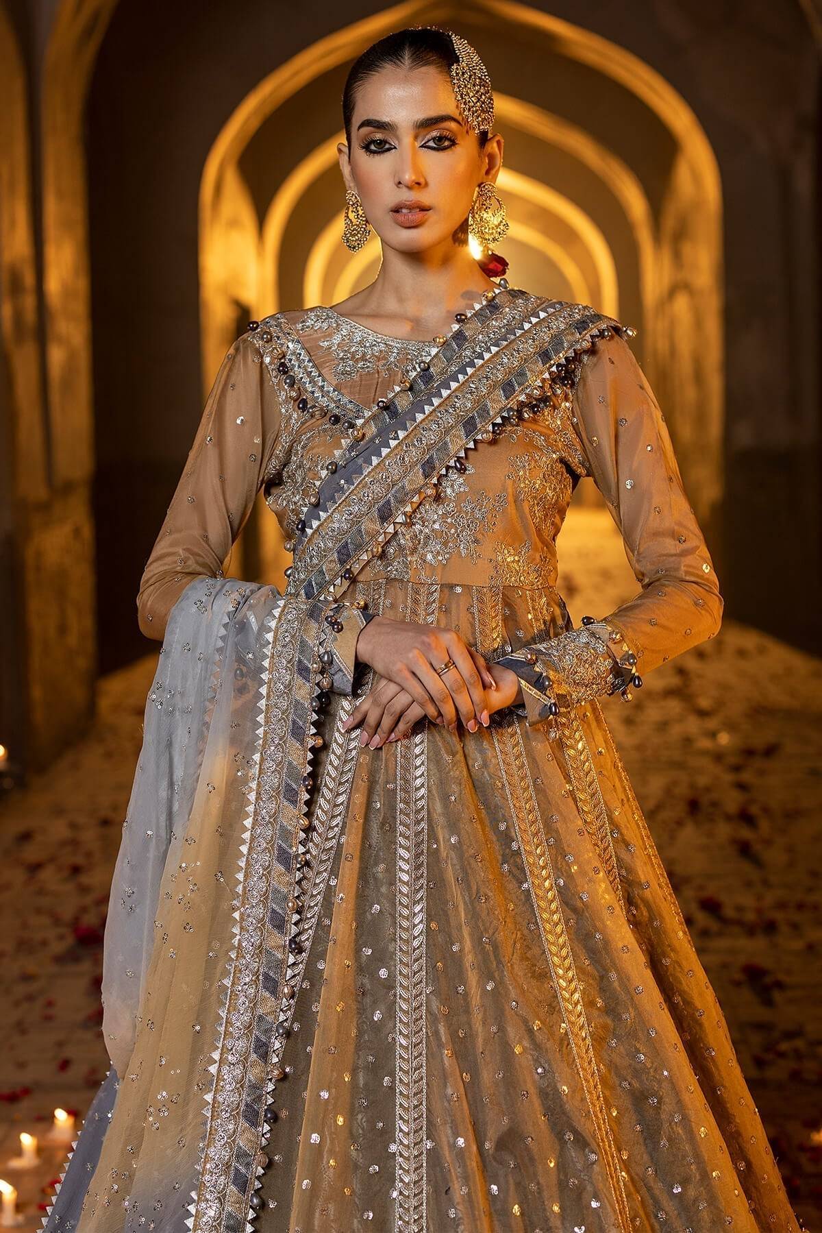 Raeesa Premium | Saf e Awwal Wedding Formals | D-8 - Pakistani Designer Dress - by Raeesa Premium | Type: Bridal - 100% Original at Saira Sultan
