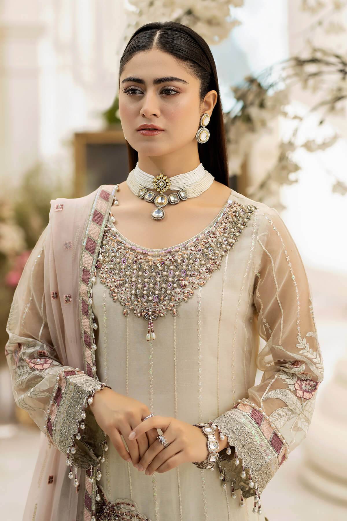 Raeesa Premium | Dehleez Formals | DL-1018 Mehtaab - Pakistani Designer Dress - by Raeesa Premium | Type: Formal - 100% Original at Saira Sultan