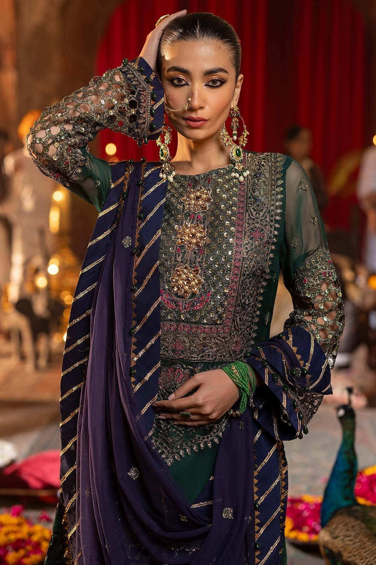 Raeesa Premium | Saf e Awwal Wedding Formals | D-5 - Pakistani Designer Dress - by Raeesa Premium | Type: Bridal - 100% Original at Saira Sultan