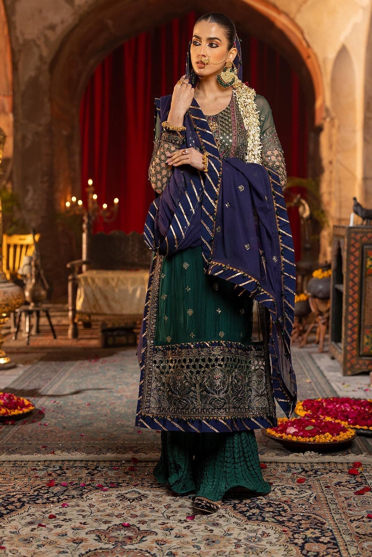 Raeesa Premium | Saf e Awwal Wedding Formals | D-5 - Pakistani Designer Dress - by Raeesa Premium | Type: Bridal - 100% Original at Saira Sultan