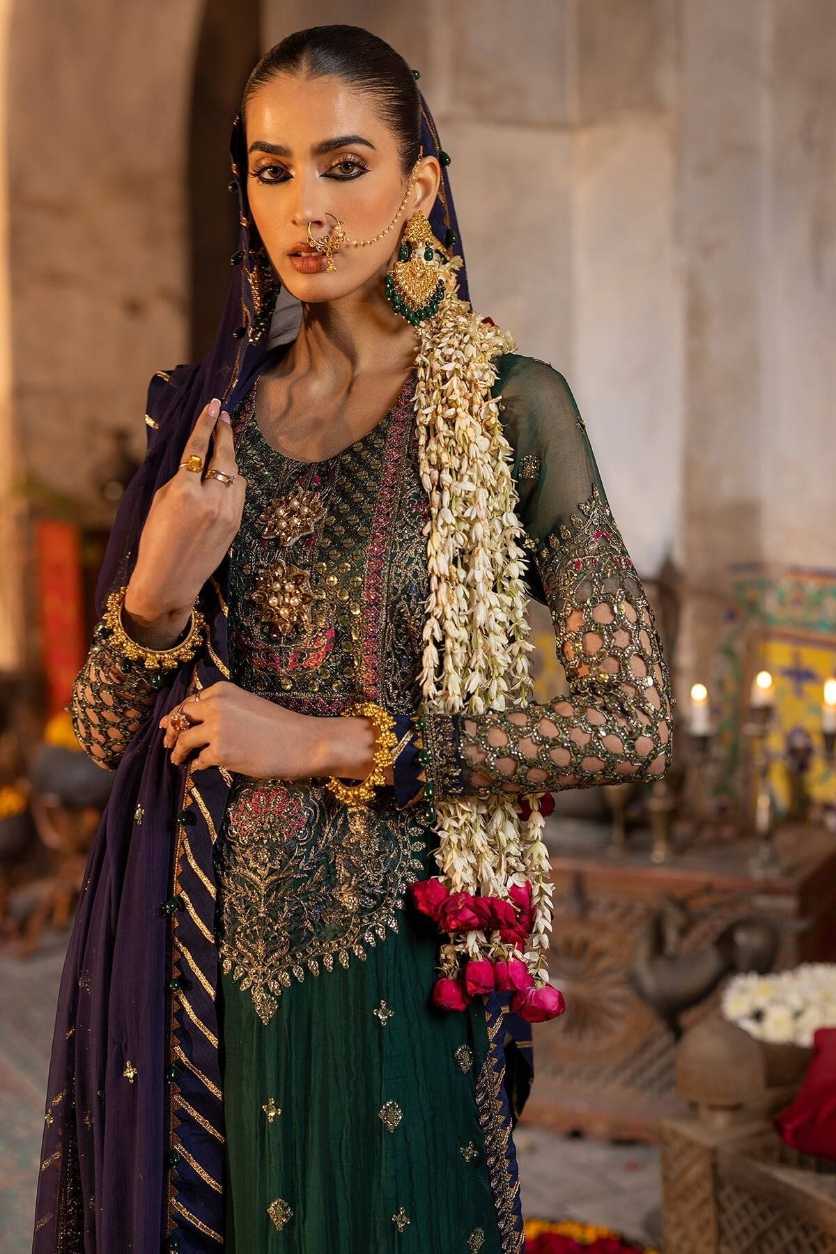Raeesa Premium | Saf e Awwal Wedding Formals | D-5 - Pakistani Designer Dress - by Raeesa Premium | Type: Bridal - 100% Original at Saira Sultan