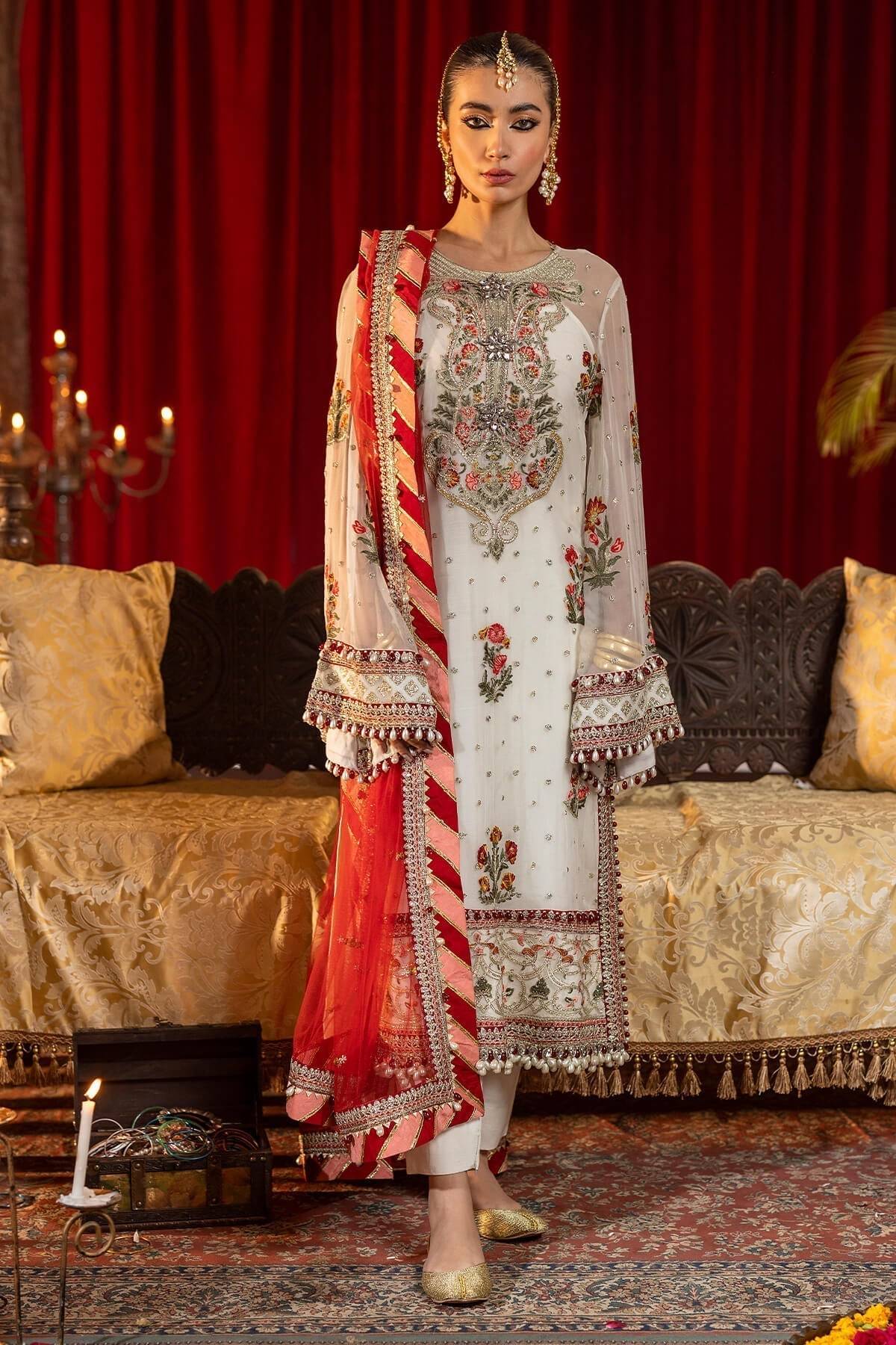 Raeesa Premium | Saf e Awwal Wedding Formals | D-6 - Pakistani Designer Dress - by Raeesa Premium | Type: Bridal - 100% Original at Saira Sultan