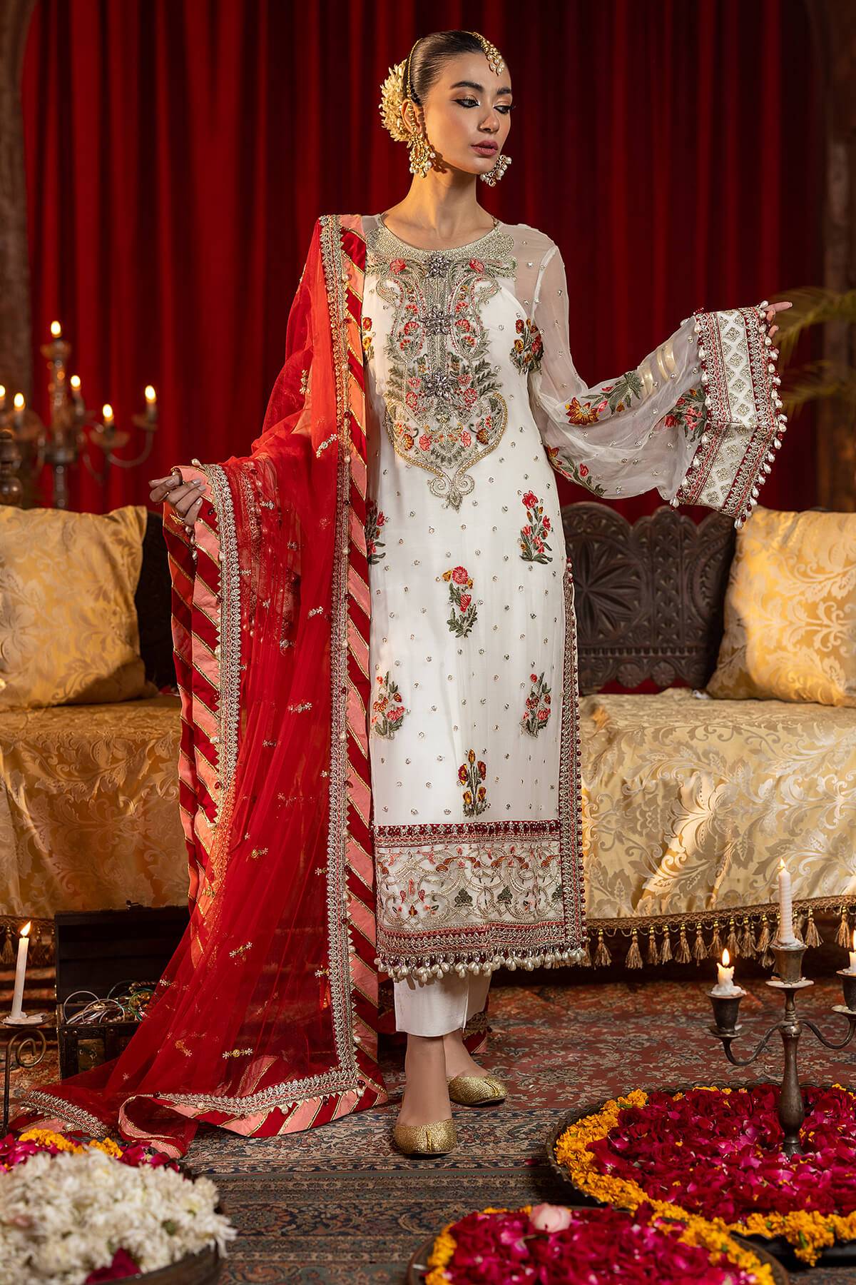 Raeesa Premium | Saf e Awwal Wedding Formals | D-6 - Pakistani Designer Dress - by Raeesa Premium | Type: Bridal - 100% Original at Saira Sultan