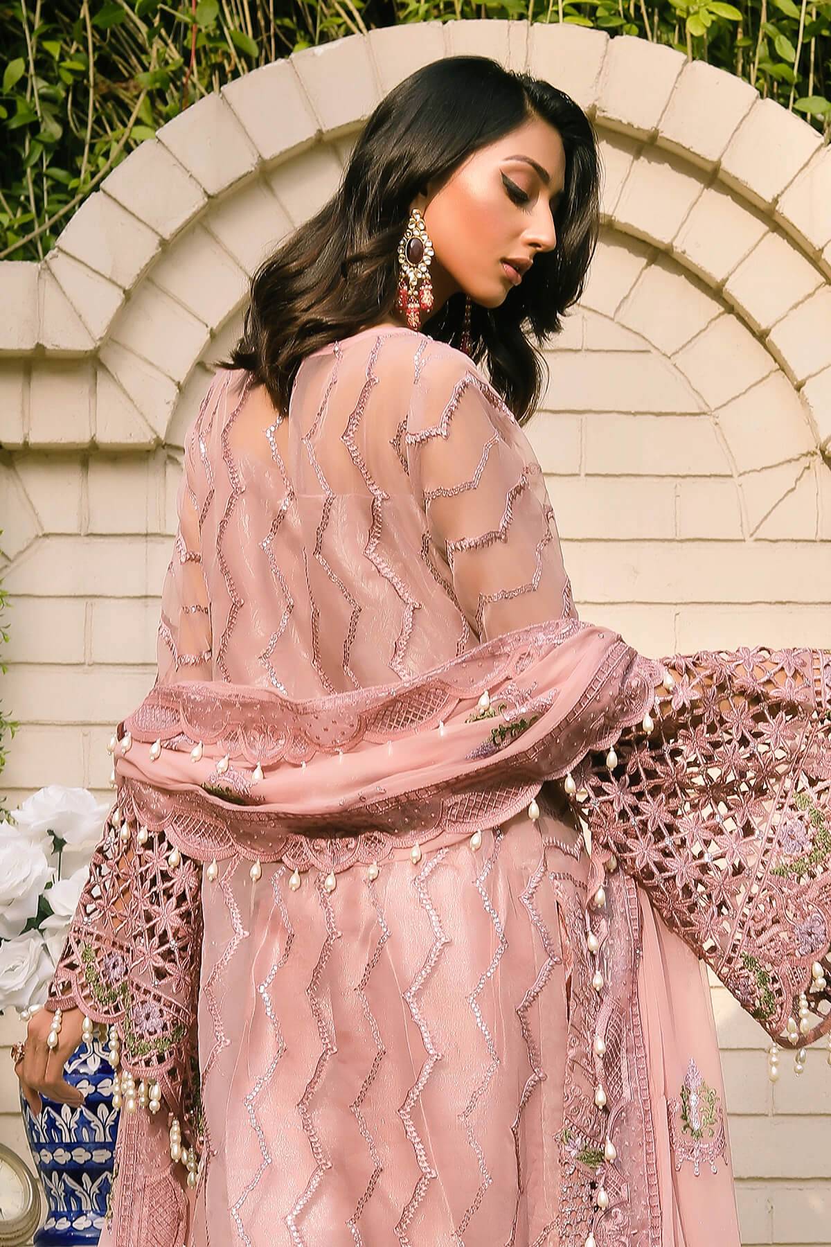 Raeesa Premium | Wajadan Wedding Formals | WD-7 Opera Mauve - Pakistani Designer Dress - by Raeesa Premium | Type: Bridal - 100% Original at Saira Sultan