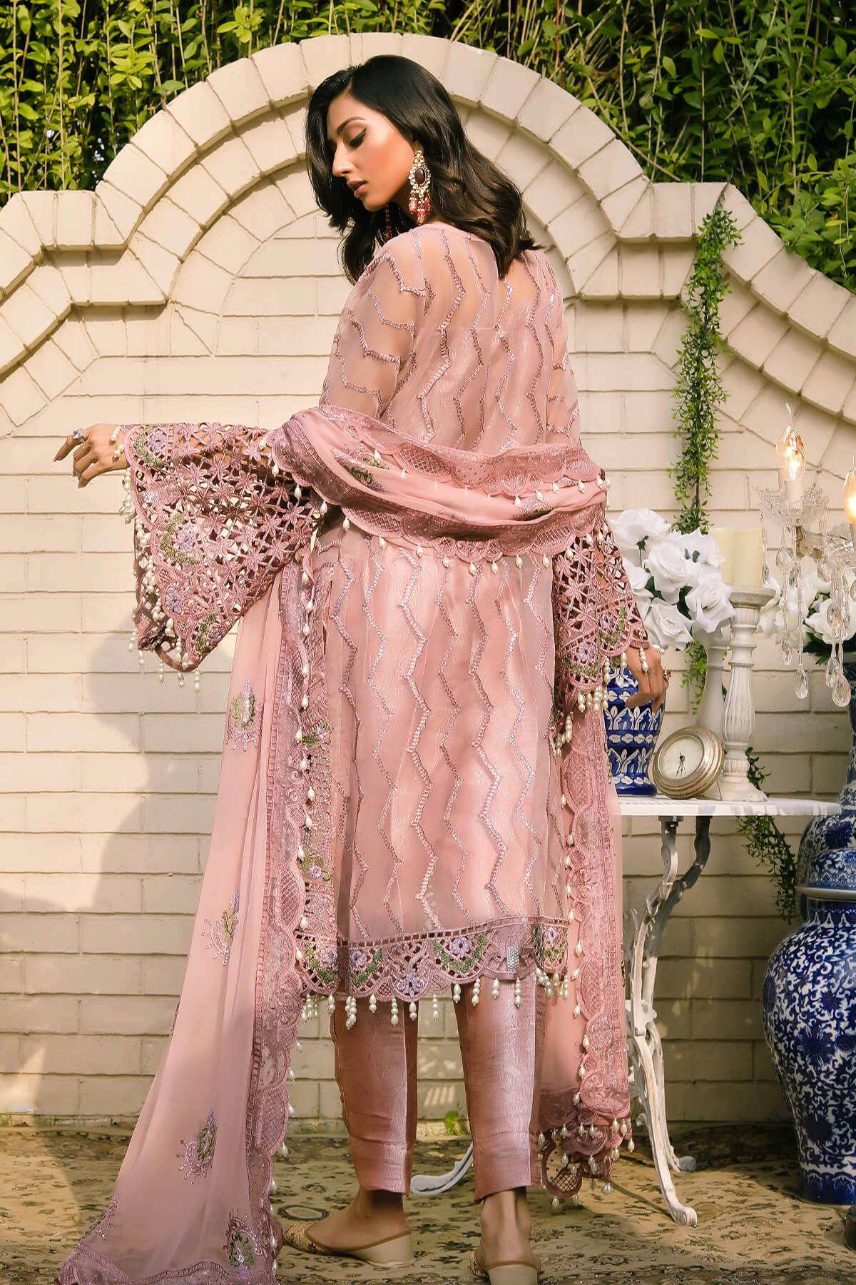 Raeesa Premium | Wajadan Wedding Formals | WD-7 Opera Mauve - Pakistani Designer Dress - by Raeesa Premium | Type: Bridal - 100% Original at Saira Sultan