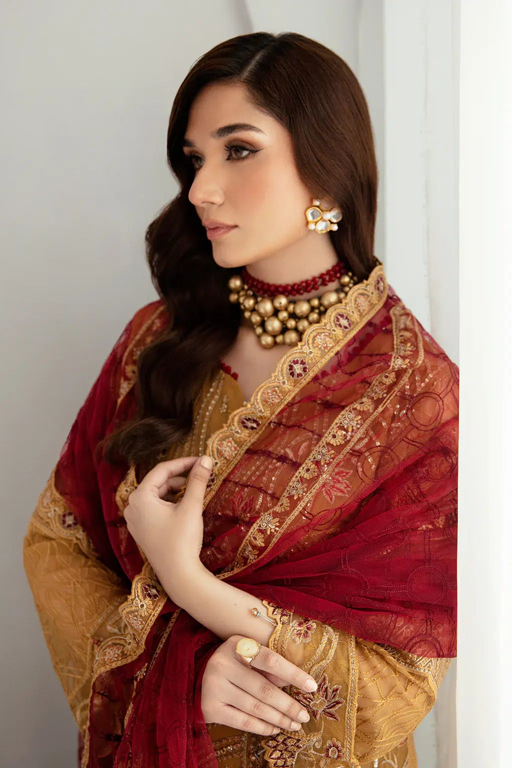 Ramsha | Rangoon Chiffon Collection | D-1110 - Pakistani Designer Dress - by Ramsha | Type: Formal - 100% Original at Saira Sultan