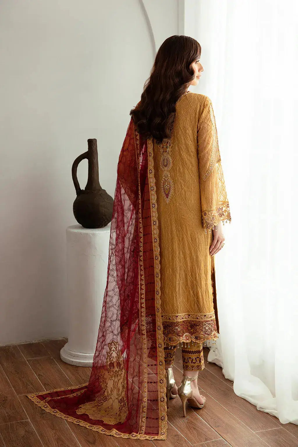 Ramsha | Rangoon Chiffon Collection | D-1110 - Pakistani Designer Dress - by Ramsha | Type: Formal - 100% Original at Saira Sultan