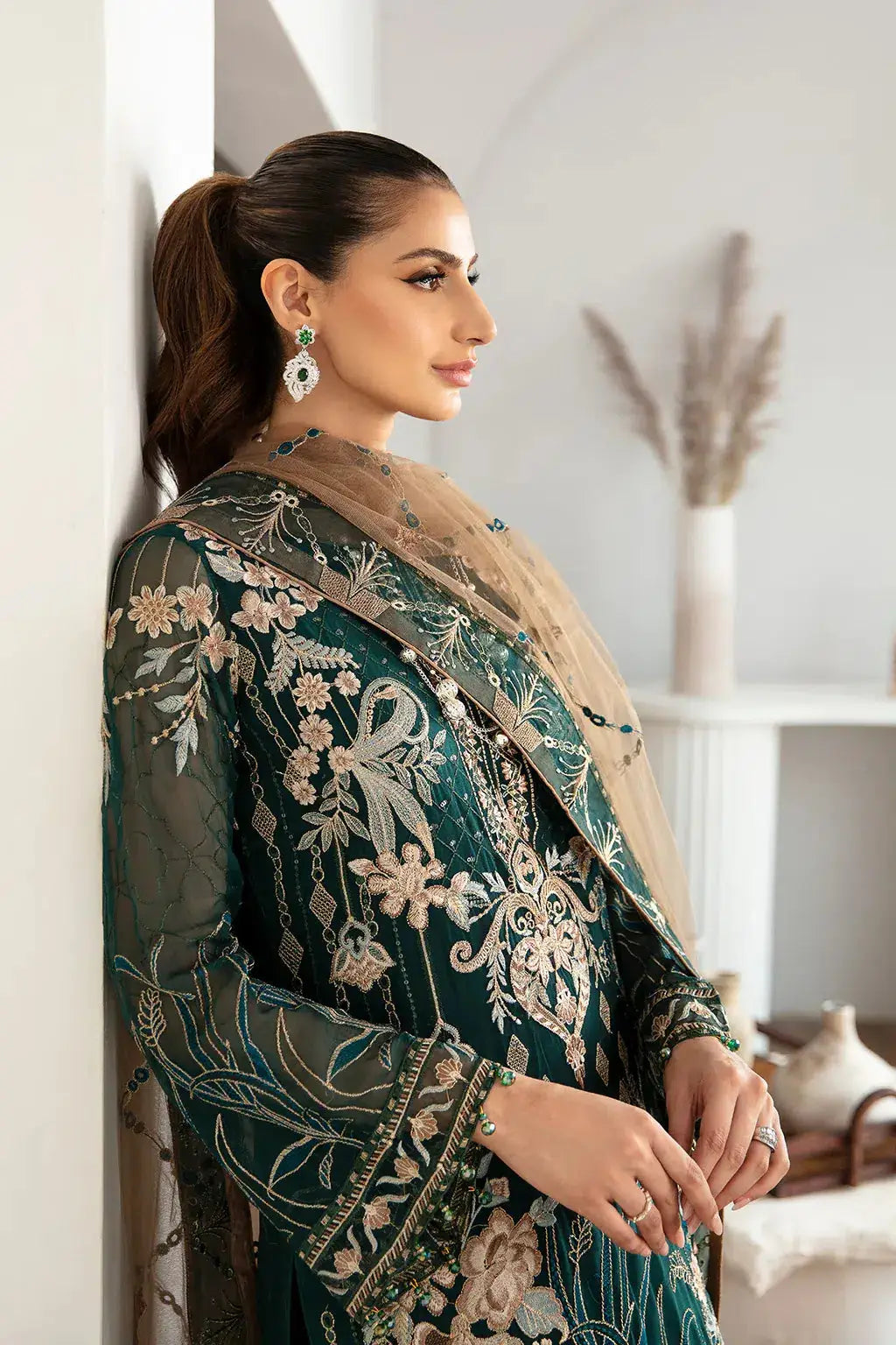 Ramsha | Rangoon Chiffon Collection | D-1101 - Pakistani Designer Dress - by Ramsha | Type: Formal - 100% Original at Saira Sultan