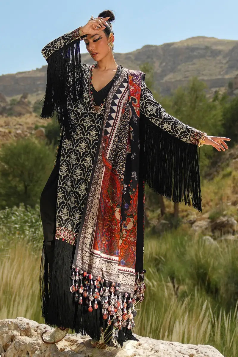 Sana Safinaz | Winter Luxury 23 | S231-002A-CP - Pakistani Designer Dress - by Sana Safinaz | Type: Luxury - 100% Original at Saira Sultan