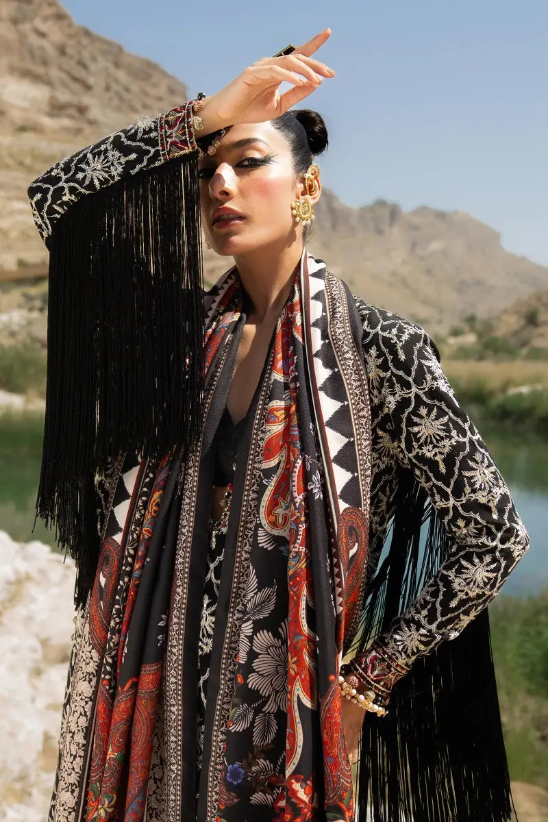 Sana Safinaz | Winter Luxury 23 | S231-002A-CP - Pakistani Designer Dress - by Sana Safinaz | Type: Luxury - 100% Original at Saira Sultan