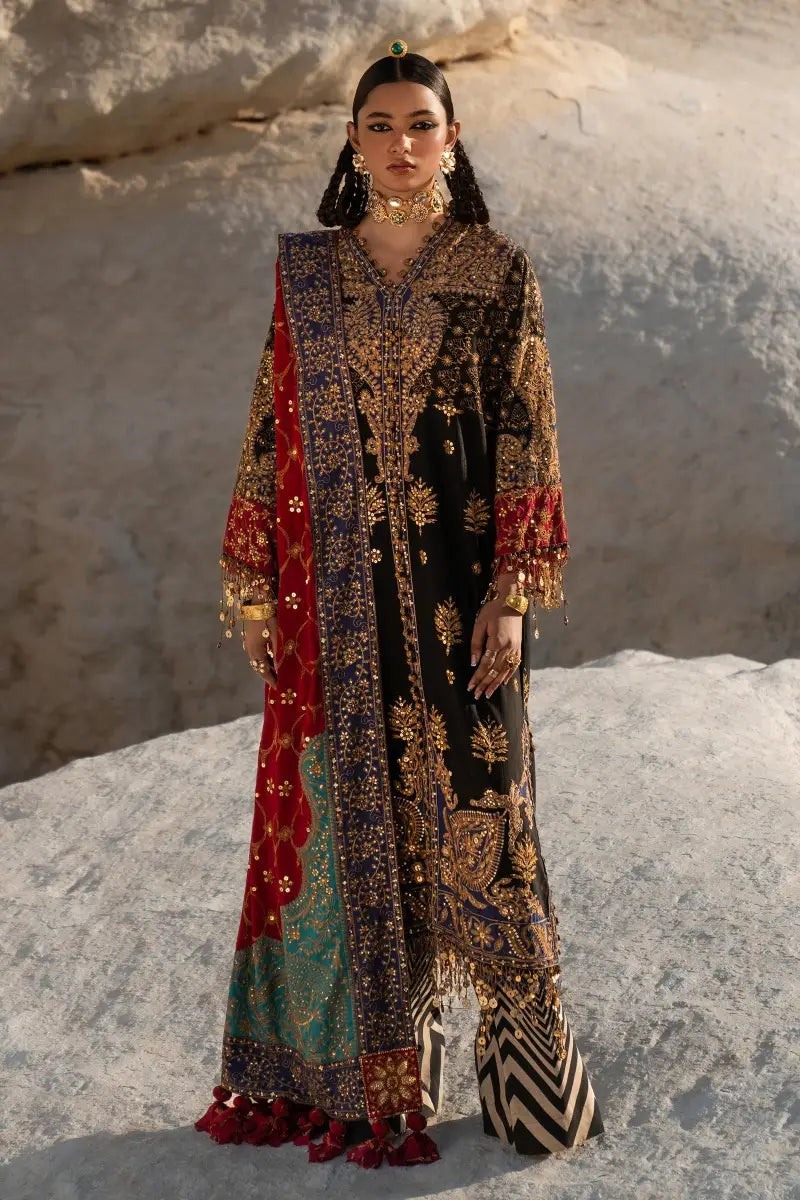 Sana Safinaz | Winter Luxury 23 | S231-003A-CP - Pakistani Designer Dress - by Sana Safinaz | Type: Luxury - 100% Original at Saira Sultan