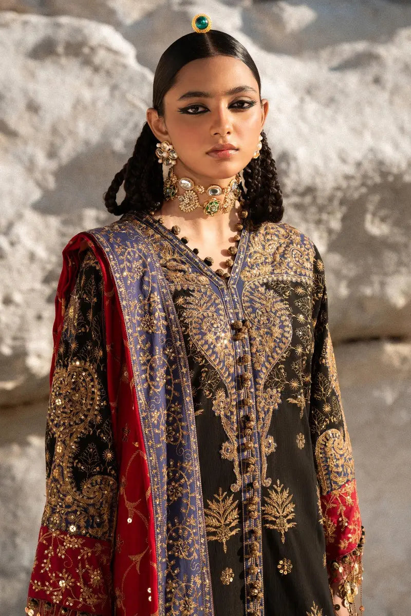 Sana Safinaz | Winter Luxury 23 | S231-003A-CP - Pakistani Designer Dress - by Sana Safinaz | Type: Luxury - 100% Original at Saira Sultan