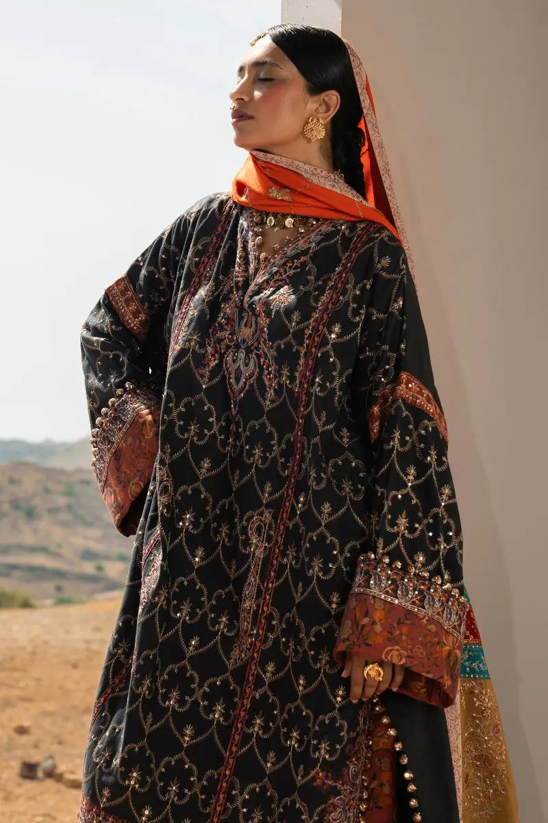 Sana Safinaz | Winter Luxury 23 | S231-004A-CP - Pakistani Designer Dress - by Sana Safinaz | Type: Luxury - 100% Original at Saira Sultan