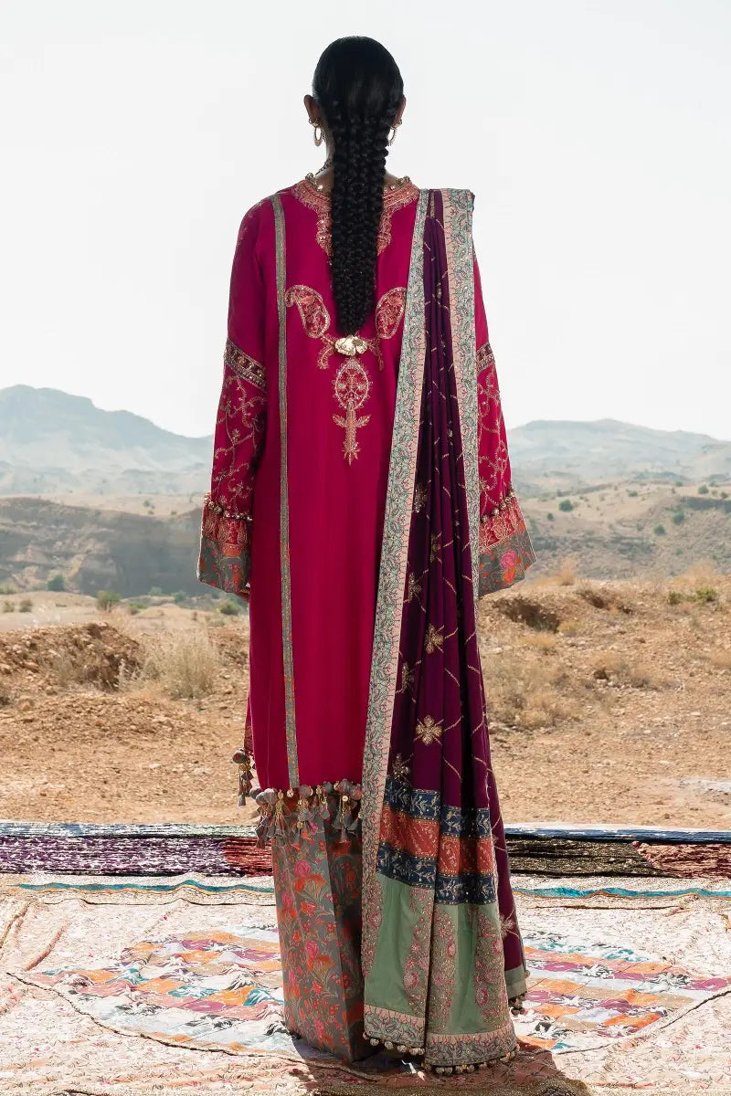 Sana Safinaz | Winter Luxury 23 | S231-004B-CP - Pakistani Designer Dress - by Sana Safinaz | Type: Luxury - 100% Original at Saira Sultan