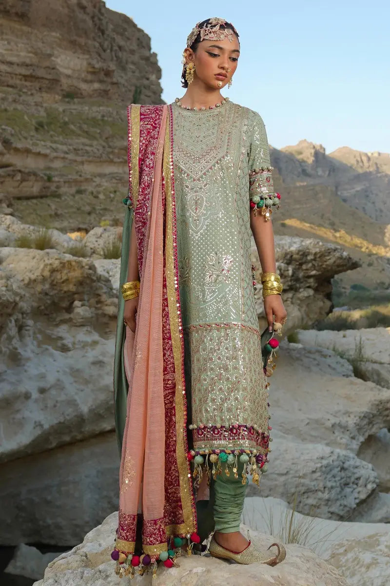 Sana Safinaz | Winter Luxury 23 | S231-006B-CV - Pakistani Designer Dress - by Sana Safinaz | Type: Luxury - 100% Original at Saira Sultan