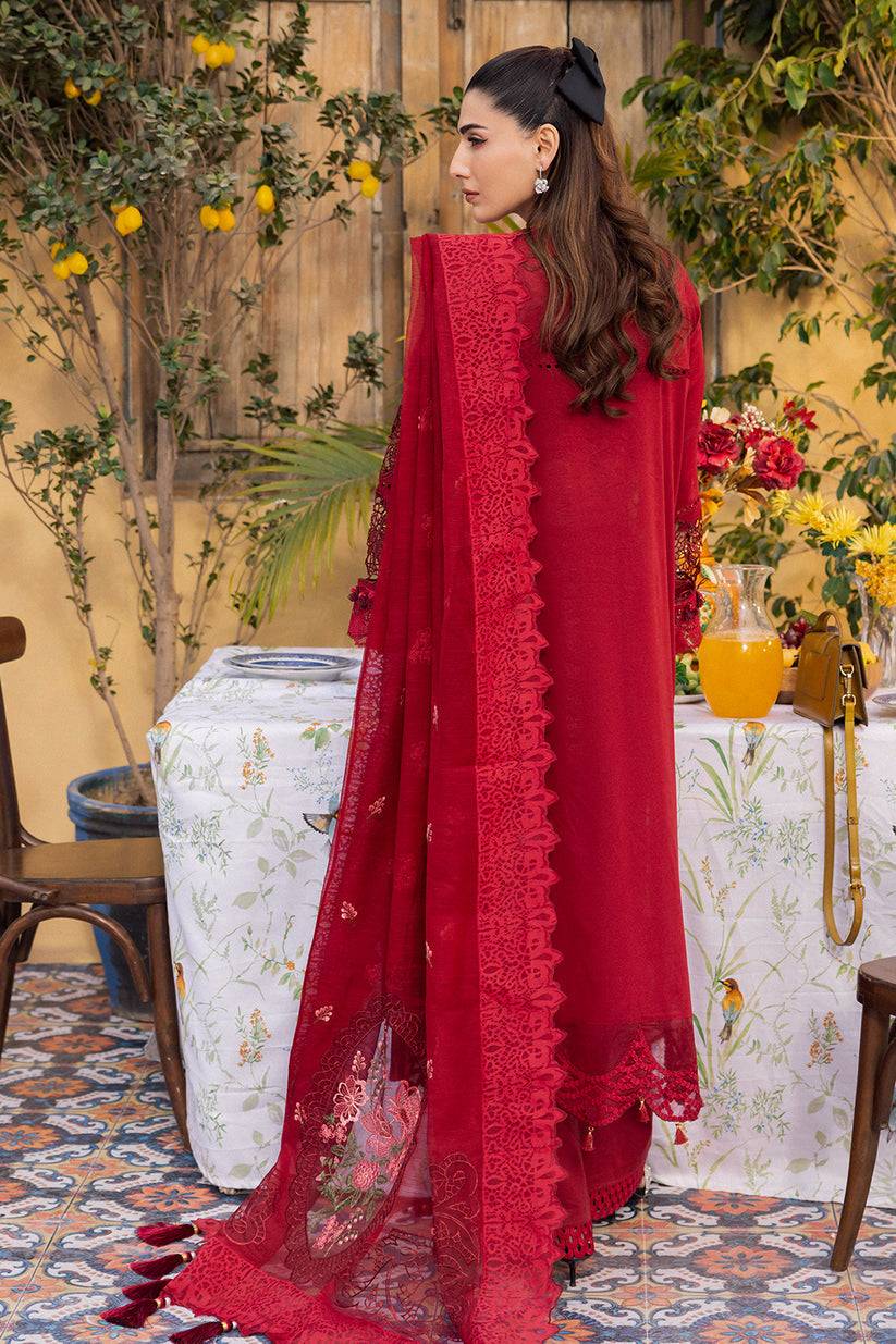 Saad Shaikh | LaAmour Luxury Lawn | Rose - Pakistani Designer Dress - by Saad Shaikh | Type: Luxury - 100% Original at Saira Sultan