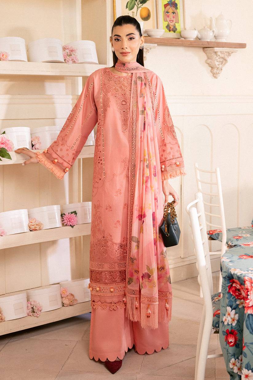 Saad Shaikh | LaAmour Luxury Lawn | Blossom - Pakistani Designer Dress - by Saad Shaikh | Type: Luxury - 100% Original at Saira Sultan