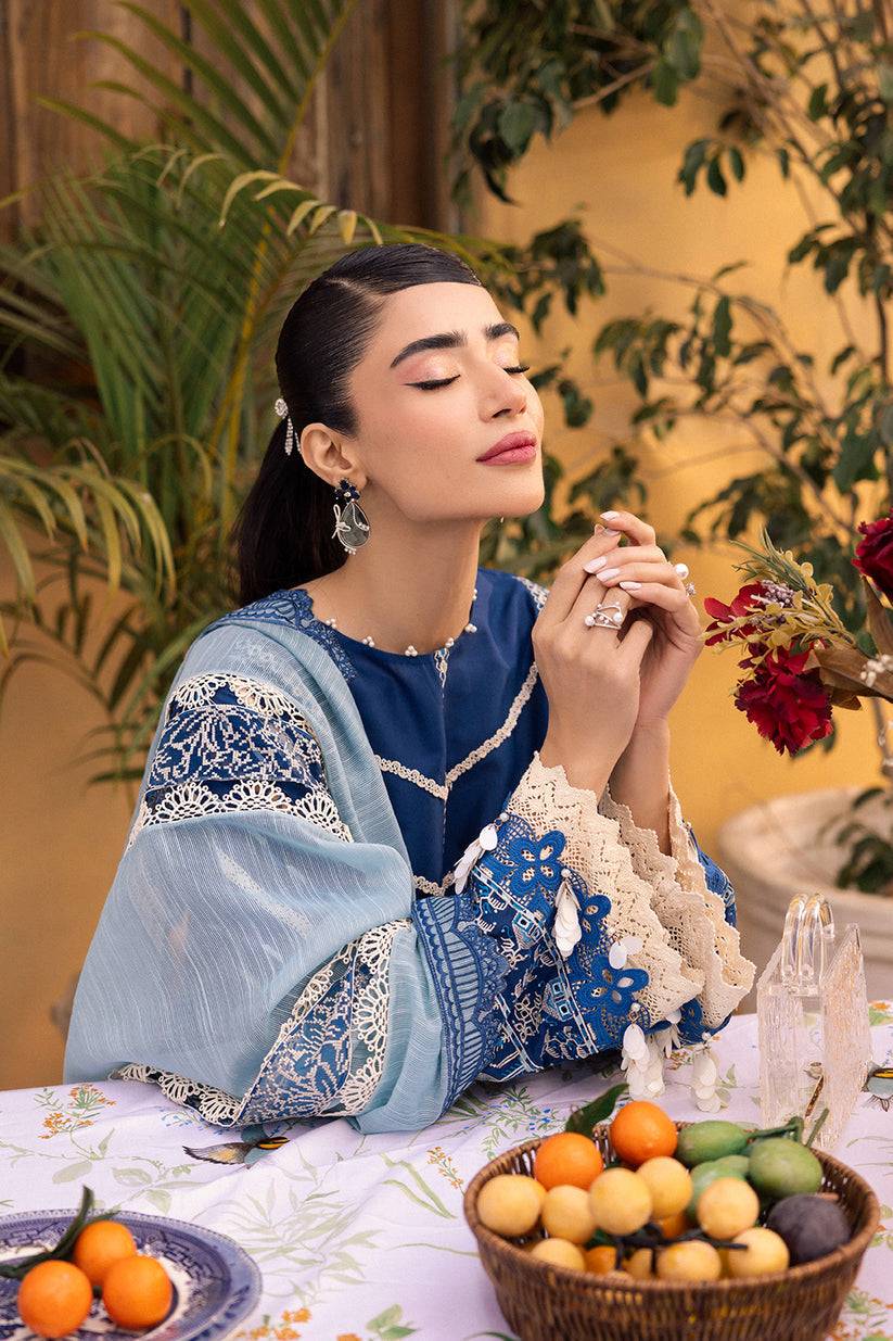Saad Shaikh | LaAmour Luxury Lawn | Noa - Pakistani Designer Dress - by Saad Shaikh | Type: Luxury - 100% Original at Saira Sultan