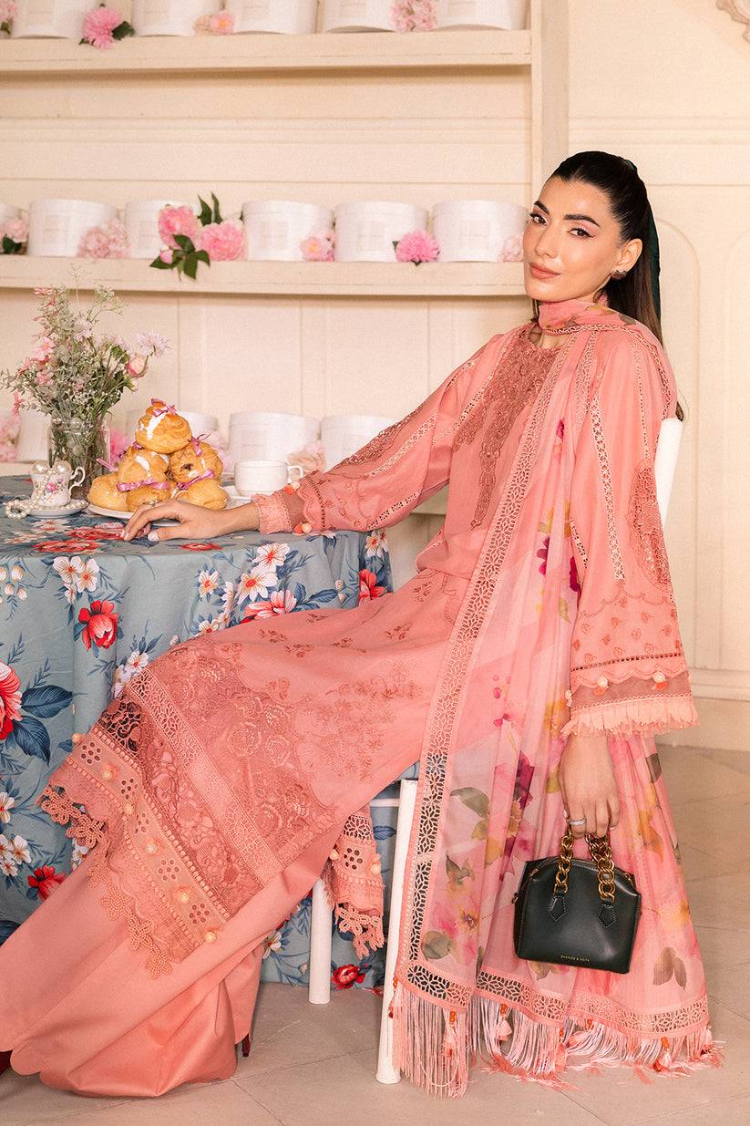 Saad Shaikh | LaAmour Luxury Lawn | Blossom - Pakistani Designer Dress - by Saad Shaikh | Type: Luxury - 100% Original at Saira Sultan