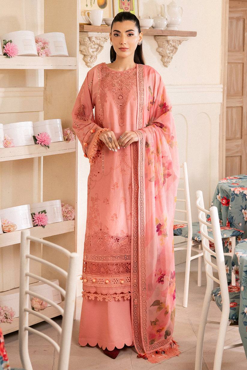 Saad Shaikh | LaAmour Luxury Lawn | Blossom - Pakistani Designer Dress - by Saad Shaikh | Type: Luxury - 100% Original at Saira Sultan