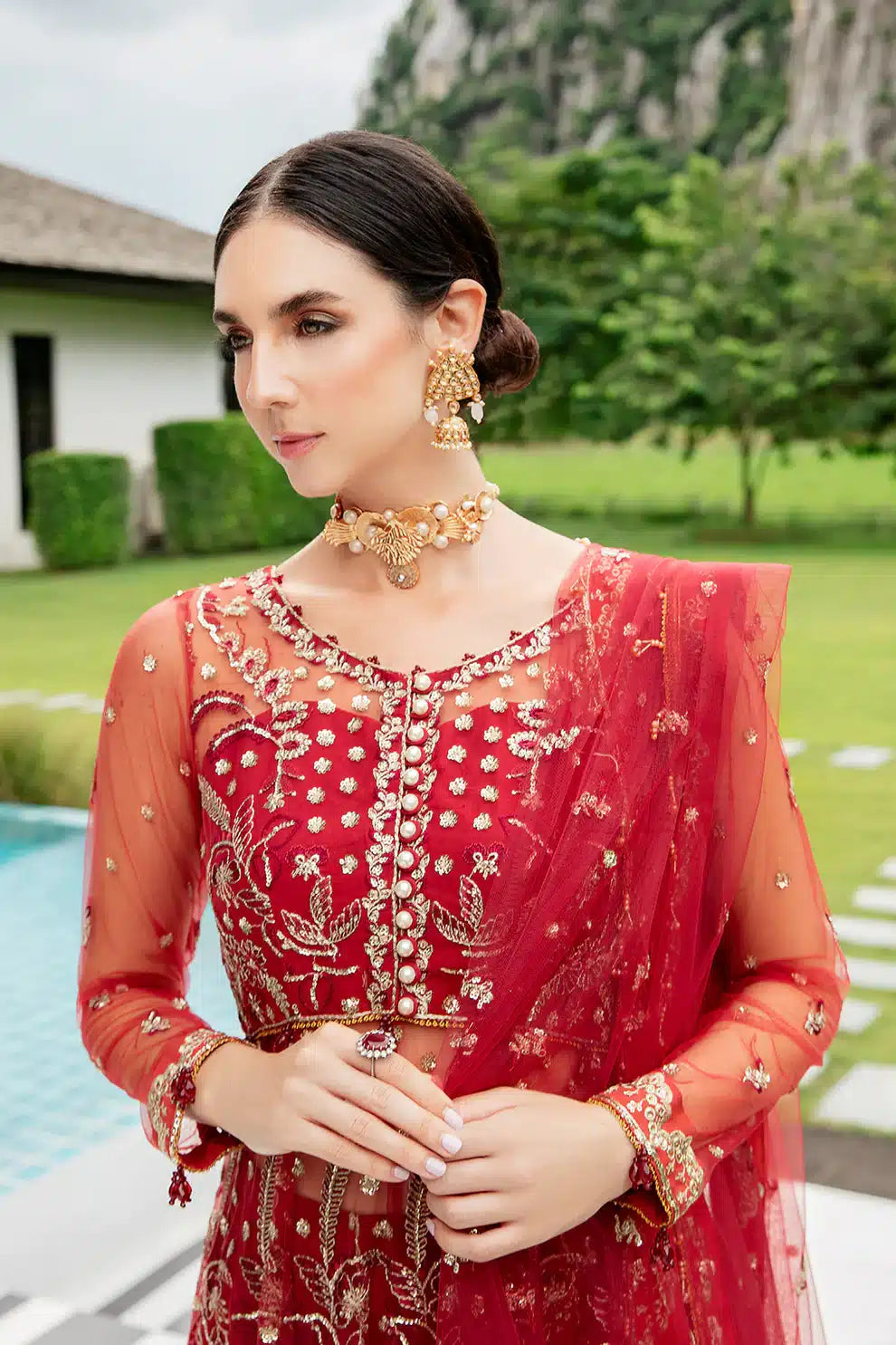 Saad Shaikh | Luminous Formals 23 | Livia - Pakistani Designer Dress - by Saad Shaikh | Type: Formal - 100% Original at Saira Sultan