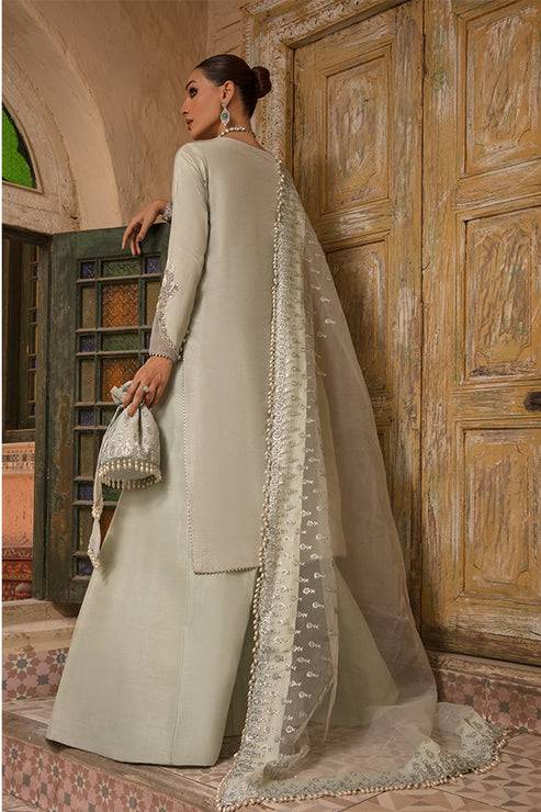 Saffron | Persia Wedding Collection | Teal Evening - Pakistani Designer Dress - by Saffron | Type: Formal - 100% Original at Saira Sultan
