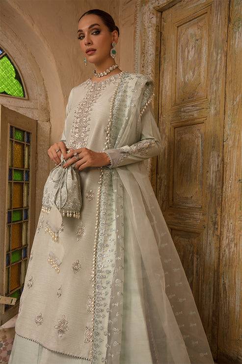Saffron | Persia Wedding Collection | Teal Evening - Pakistani Designer Dress - by Saffron | Type: Formal - 100% Original at Saira Sultan
