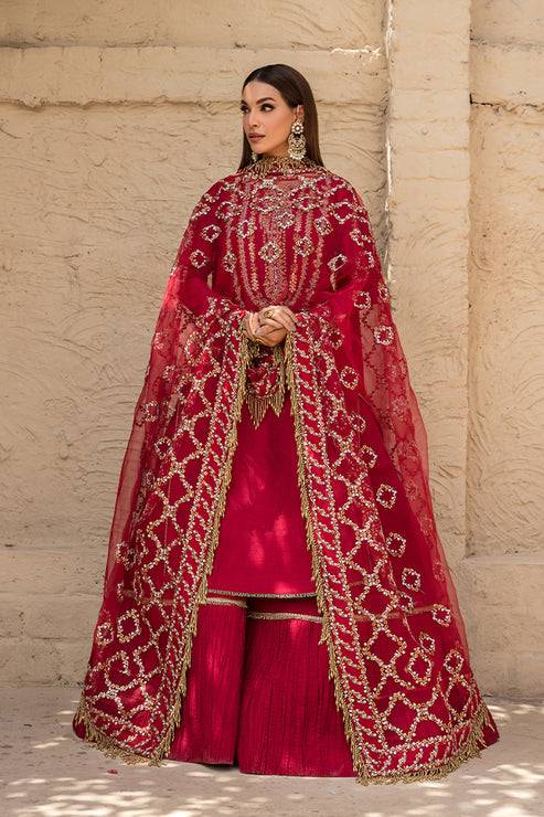 Saffron | Persia Wedding Collection | Rose Gold Satin - Pakistani Designer Dress - by Saffron | Type: Formal - 100% Original at Saira Sultan