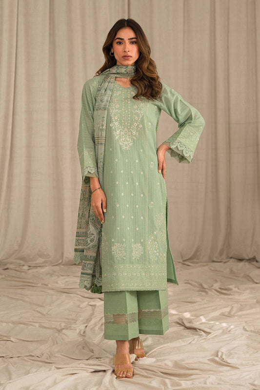 Sahar | Mirage Spring Luxury 24 | Textured Lawn 3 Piece (Embroidered) - Pakistani Designer Dress - by Sahar | Type: Luxury - 100% Original at Saira Sultan