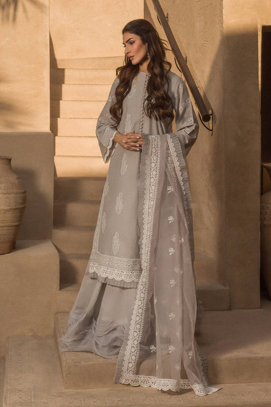 Sahar | Mirage Spring Luxury 24 | Chikankari 3 Piece - Pakistani Designer Dress - by Sahar | Type: Luxury - 100% Original at Saira Sultan